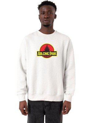 Aesco Tshirthane One Piece Anime Arlong Park Beyaz Erkek 2ip Sweatshirt P19177S4507, M
