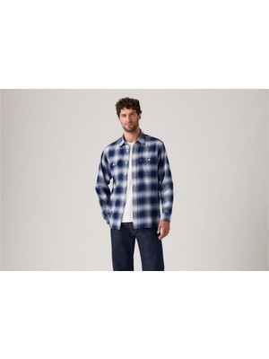 Aesco Levi's Classic Worker Gömlek Erkek Gömlek Mavi (0363) M