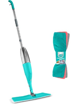 Die Grup Smarter Shiny Sprey Mop Paspas Temizlik Seti + Mikrofiber 3'lü Temizlik Bezi