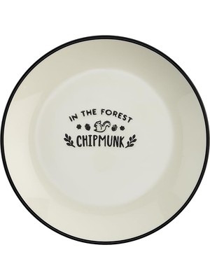 Die Grup Aryıldız Chipmunk Desenli Tabak 16 cm Çocuk Tabağı Renkli