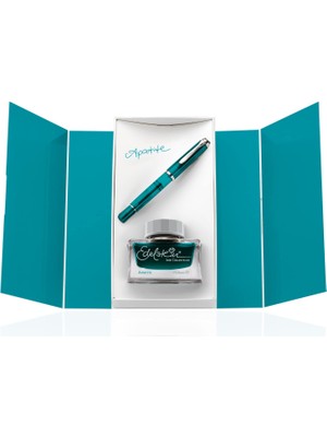 Aesco Pelikan GS-M205 Apatite Ef Dolma Kalem, Edelst. Ink 50ML