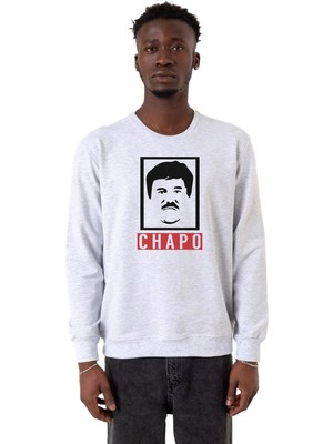Aesco Tshirthane El Chapo Gangster Swagger Karmelanj Erkek 2ip Sweatshirt P20990S5376, S