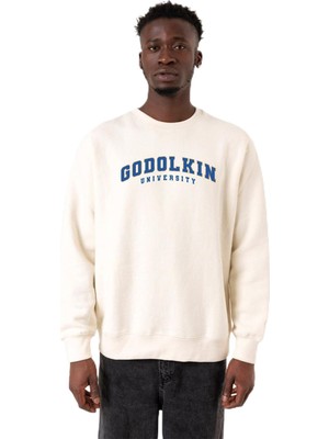 Aesco Tshirthane Gen V Godolkin University Letter Ekru Erkek 2ip Sweatshirt P18903S7367, Xs