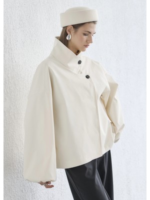 Moda Aksa 2102 TEK DÜĞME CEKET EKRU