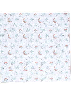 Die Grup Gezenbebe Hero Müslin Bebek Battaniyesi (120X120) Elephant 120X120 cm