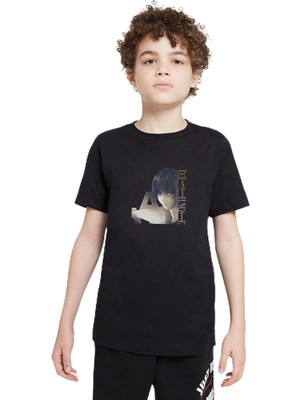 Aesco Qivi Unisex Çocuk Siyah Sweatshirt SFK0494-COCTS, 7-8 Yaş