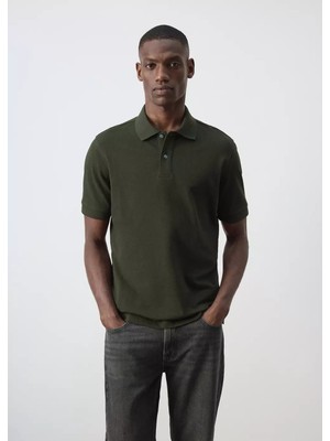 Mango %100 Pamuk Pike Polo Yaka Tişört