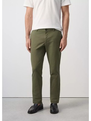 Mango Prato Chino Tapered Cropped Pantolon