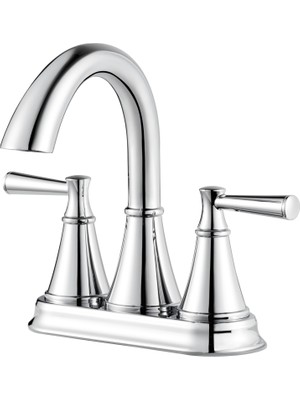 Aesco Pfister LF048CRCC Cantara 2 Kollu 4 Inç Orta Set, Cilalı Krom