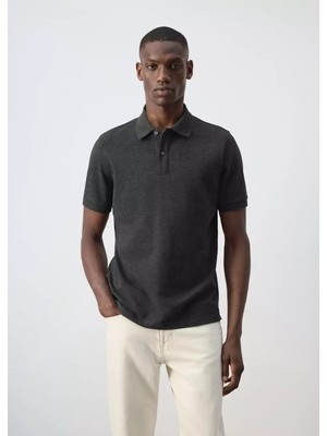 Mango %100 Pamuk Pike Polo Yaka Tişört