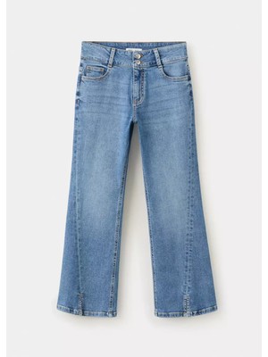 Mango Dikiş Detaylı Flare Jean