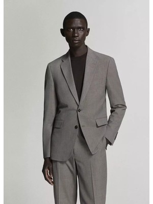 Mango Slim Fit Milan Kumaş Blazer Ceket