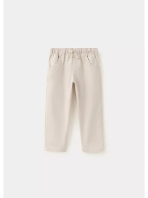 MANGO Baby Beli elastik pamuklu pantolon