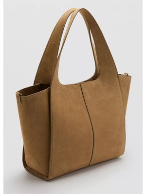 Mango Deri Shopper Çanta