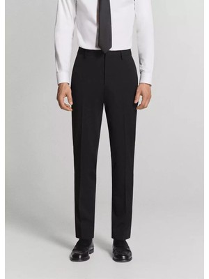 Mango Süper Slim Fit Streç Kumaştan Kumaş Pantolon