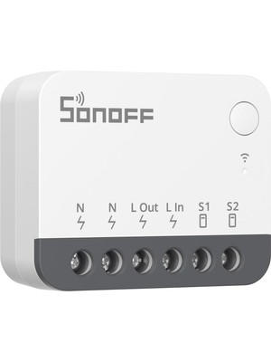 Aesco Zigbee Mini Akıllı Anahtar, Sonoff Zbmınır2 Işık Anahtarı, Alexa, Smartthings Hub, Google Home ve Sonoff Zbbridge ile Uyumlu, Zigbee 3.0 Ağ Geçidi Hub Gerekli
