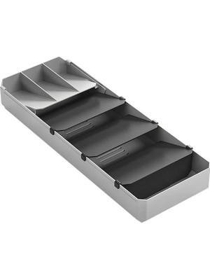 Die Grup Metaltex Çatal Bıçak Takımı Düzenleyici, Gri ve Siyah, 40-49 cm