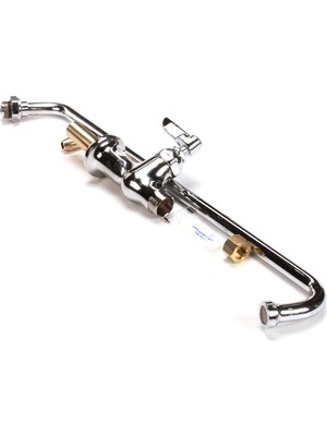Aesco T&s Brass B-0205 Tekli Kiler Musluğu, Tek Tutuş Tabanlı, Güverte Montajı ve 45 cm Salıncak Nozulu