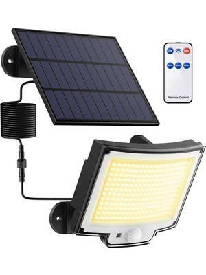 Die Grup Greentech Güneş Enerjili, Hareket Sensörlü, 228 Boncuk LED AYDINLATMA/GT-SL33