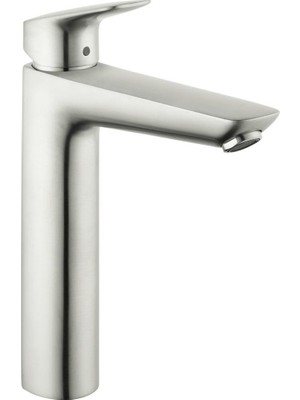 Aesco Hansgrohe Logis Modern Düşük Akışlı Su Tasarruflu 1 Kollu 1 25,4 cm Uzunluğunda Fırçalanmış Nikel Banyo Lavabo Bataryası, 71090821