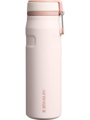 Aesco Stanley The Iceflow Twist & Flip Termos Su Şişesi, Pembe Kuvars (Rose Quartz), 0.70 Litre