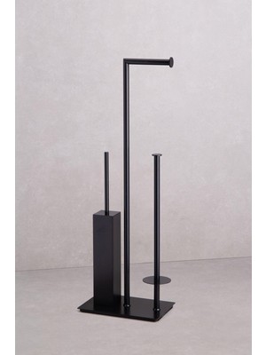 Die Grup System Hareketli Wc Set Siyah Renk 718X150X255 mm