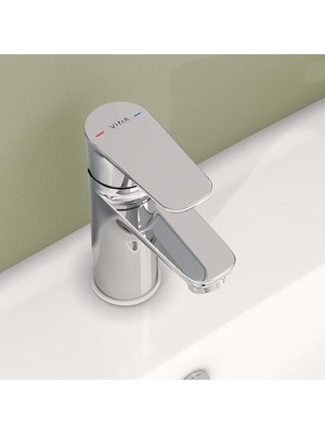 Aesco Artema Shift T20 A43656 Lavabo Bataryası, Krom