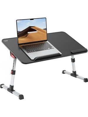 Die Grup Bix Saiji A8 Çok Fonksiyonlu Ayarlı Notebook Soğutuculu Çalışma Masası Siyah