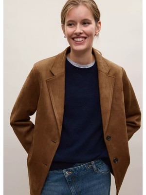 Mango Süet Görünümlü Blazer