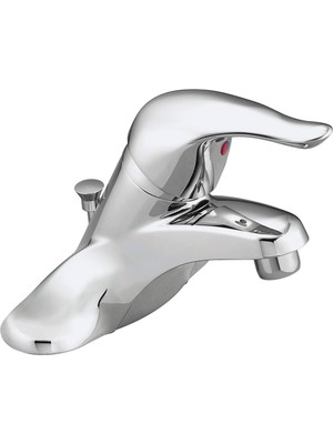 Aesco Moen Chateau Krom Tek Kolu Lavabo Bataryası Drenaj Montajlı, L6421