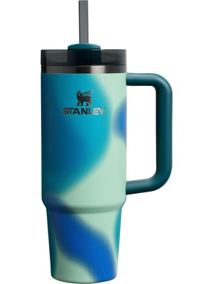 Die Grup Stanley Quencher H2.0 Flowstate Pipetli Termos Bardak 0.89 Litre - Coastal Teal | Paslanmaz Çelik