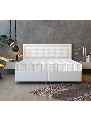 Die Grup Pony Yatak Aztek Sandıklı Baza Başlık Set (180 x 200 Cm)