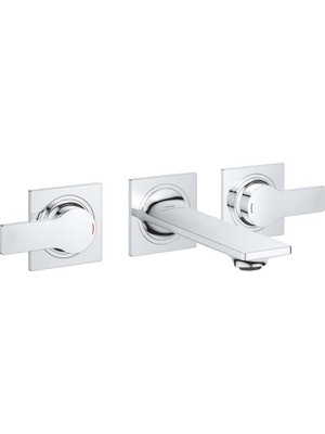 Aesco Grohe Allure 3 Delikli Duvardan Lavabo Bataryası S 20189002