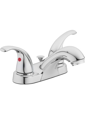 Aesco Aqua Vista 15-B42WP-CH-AV Iki Saplı Banyo Lavabo Bataryası, Cilalı Krom