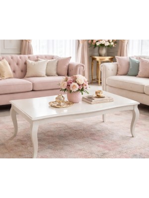 Fami Home Feza Krem Modern Avangard Orta Sehpa