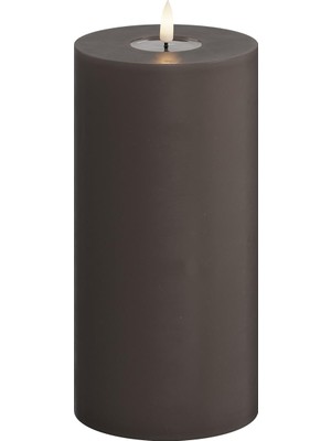 Die Grup Deluxe Homeart Moka LED Mum Kahverengi 10X20 cm - De RF-0101