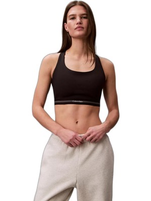Aesco Kadın Slim Fit Esnek Kumaş Düz Model Siyah Sporcu Sütyeni LVGWS6K349-UB1