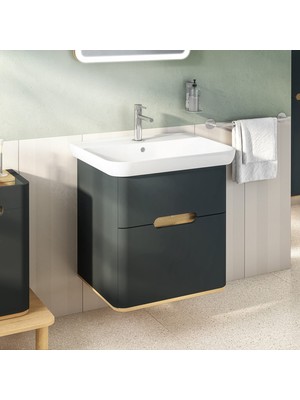 Die Grup Vitra Sento 5946B003-0001 Lavabo, 65 Cm, Beyaz