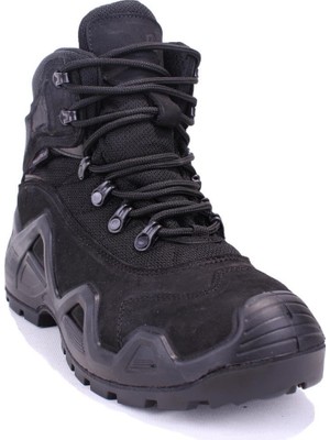 Aesco Hammer Jack Leopard 100023015 Siyah Ortopedik Outdoor Waterproof Erkek Deri Bot Siyah 45