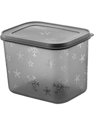 Die Grup Deconox No Frost Silikon Yumuşak Kapalı Saklama Kabı Dondurucu ve Buzluk Saklama Kabı 1400ML, Kapaklı No Frost Saklama Kabı 1400ML, Derin Dondurucu Saklama Kabı 1400ML