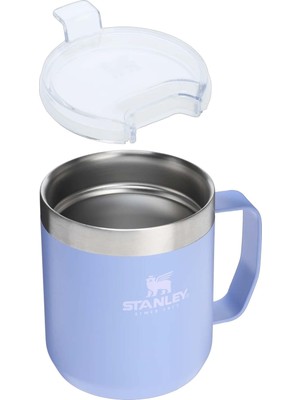 Die Grup Stanley Classic Legendary Camp Mug Paslanmaz Çelik Termos Bardak, Ortanca (Hydrangea), 0.35 Litre