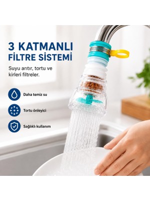 Aesco Oynar Başlıklı Pervaneli Taşlı Musluk Başlığı