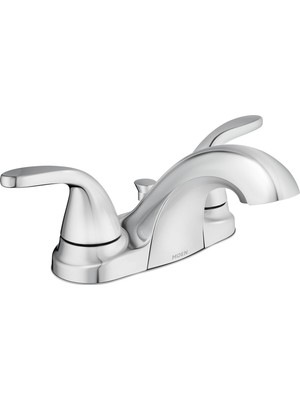 Aesco Moen 84603 Adler Krom Iki Saplı Banyo Bataryası 4 Inç Centerset 2, 1'li Paket
