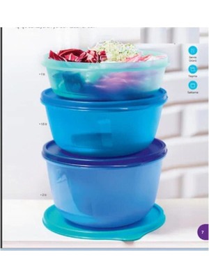 Die Grup Tupperware Mucize Şekerler 3 Lü