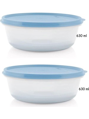 Die Grup Tupperware Saklama ve Servis Kabı 630 ml x 2 Adet