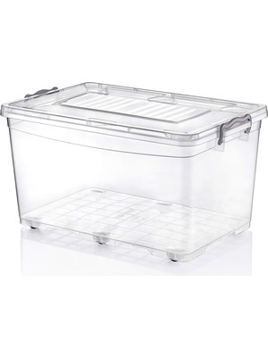 Die Grup Plastik 50 Lt Tekerlekli Multi Box Saklama Kabı