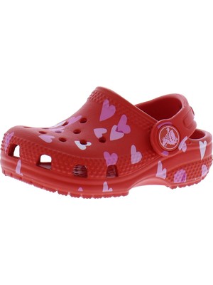 Aesco Crocs Classic Vday Clog T Çocuk Terliği 209755-6ZR Kırmızı