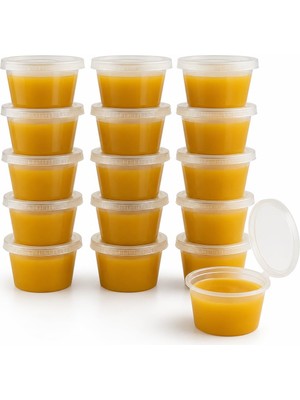 Die Grup Orret Home 50 Adet 120 ml Saklama Kabı – 4 Oz Kemik Suyu, Ilik Suyu, Anne Sütü, Sos ve Püre Saklama Kabı, Dondurucu Uyumlu Buzluk Kabı, Sızdırmaz Kapaklı