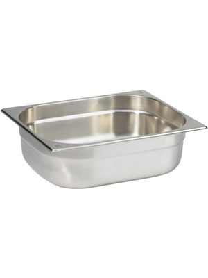 Die Grup Paslanmaz Çelik Gastronom/gastronorm Küvet Gn 1/2-200 (32,5 x 26,5 x 20 Cm)