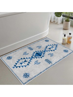 Die Grup Monnhein Banyo Paspası, Yumuşak Banyo Halısı, Kaymaz Dot Tabanlı, Su Emici, Makinede Yıkanabilir - 60 x 100 cm
